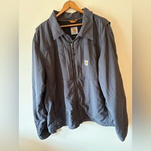 Carhartt Men’s Full Swing Gray Jacket size large